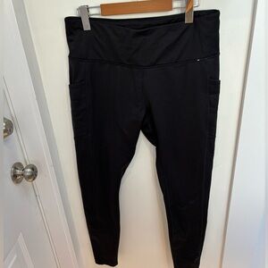 Women’s L Mondetta Fleece Lined Leggings High Waisted Cold Gear